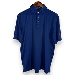 Stitch Golf Solid Navy Performance Golf Polo Shirt M